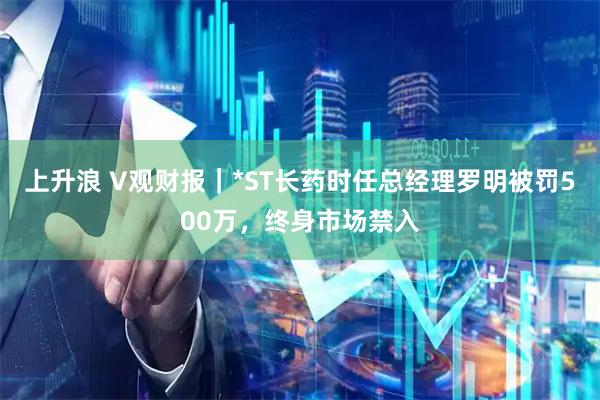 上升浪 V观财报｜*ST长药时任总经理罗明被罚500万，终身市场禁入