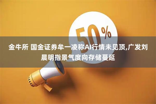 金牛所 国金证券牟一凌称AI行情未见顶,广发刘晨明指景气度向存储蔓延